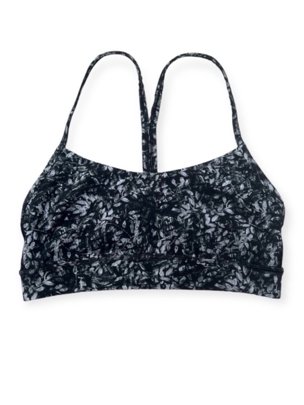Lululemon Flow Y Nulu Bra Blossom Overlay Starlight Size 4